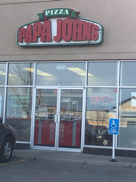 Papa Johns Pizza Opening Hours 3172 Sunridge Blvd Ne Calgary Ab