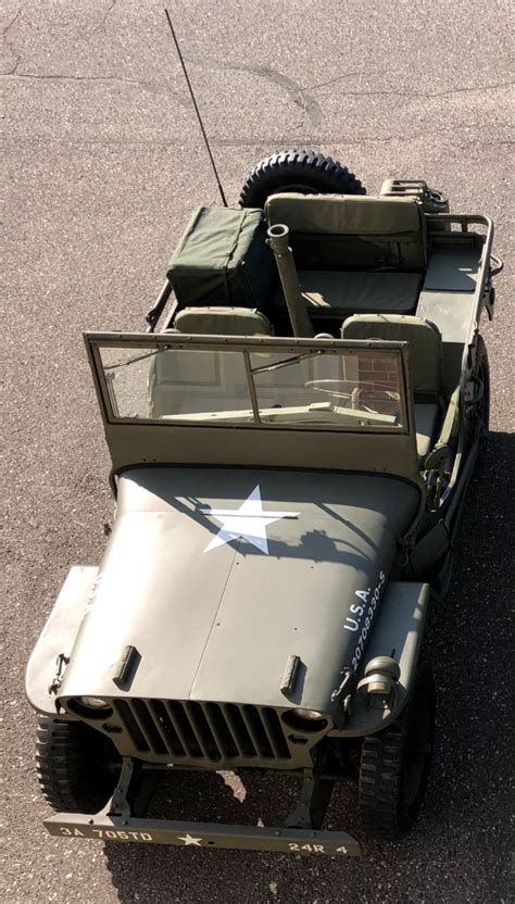 Original Wwii 1945 Jeep Willys Mb Matching S Us Army Military ~ Runs