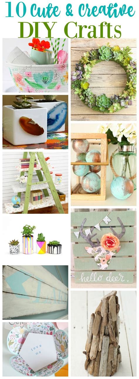 10 Cute And Creative Diy Projects Diy Projects Creative Projects