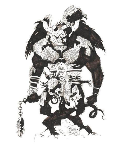 Mike Mignola Shares First Ever Drawing Of Hellboy