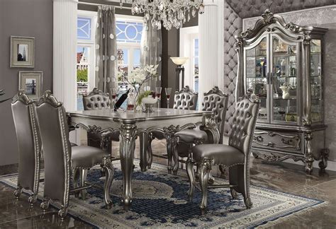 Best dining in versailles, yvelines: Versailles Counter Dining Room Set (Antique Platinum ...