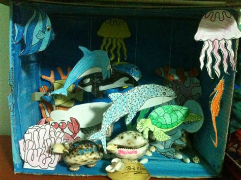 Pin By Shiela Dela Cruz On Sunday Crafts Diorama Kids Sea Creatures