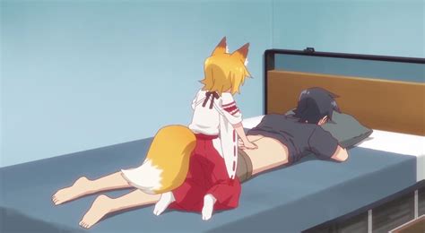 Sewayaki Kitsune No Senko San Fox Girl Foot Massage Anime Sankaku Complex