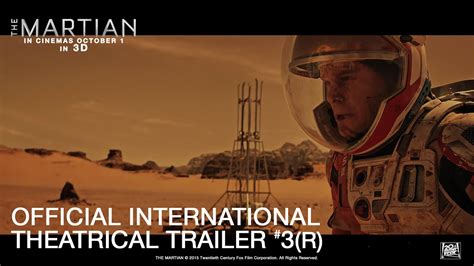 The Martian Official International Theatrical Trailer 3 In Hd 1080p