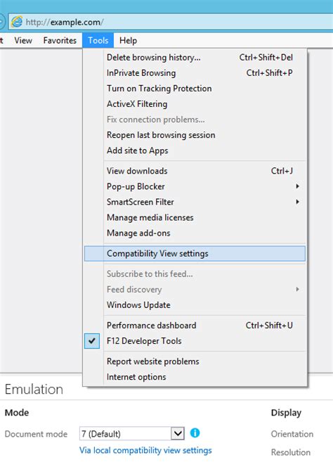 Internet Explorer How To Set Ie11 Document Mode To Edge As Default