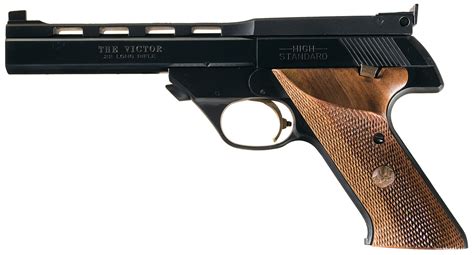 High Standard Victor Pistol Firearms Auction Lot 3808