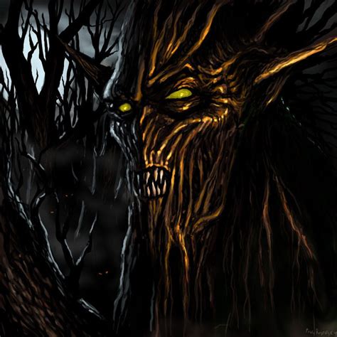 Evil Tree By Antonrosovsky On Deviantart Evil Demons Dark Fantasy