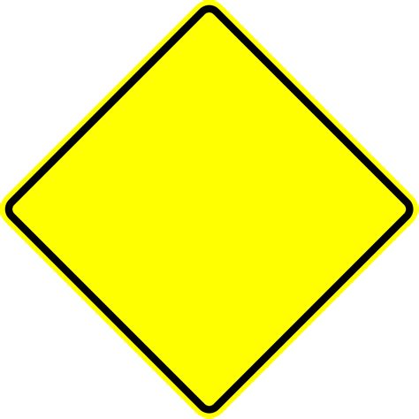 Yellow Safety Sign