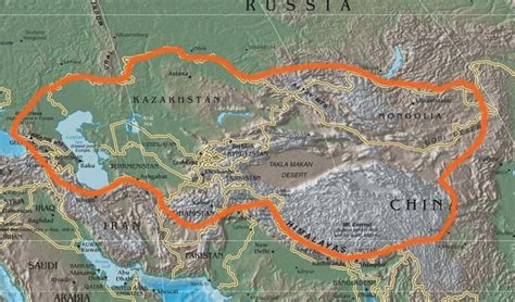 Orta Asya Yı Asya Fiziki Haritasından Bulunuz Buradaki Yeryüzü şekillerinin Insan Yaşamına