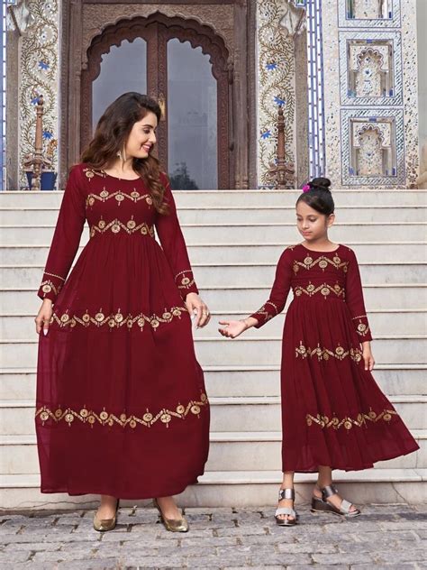 Heavy Embroidery Sequance Designer Suits For Mom And Daughter Collection At Rs 2349 In Jaipur