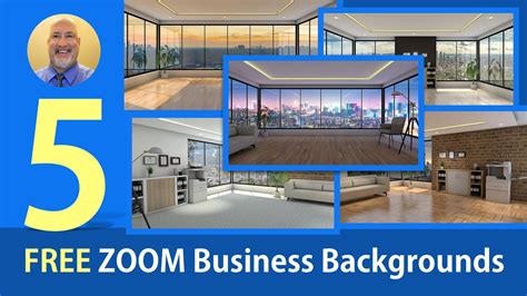 Free Download Five Free Zoom Business Backgrounds 1280x720 For Your