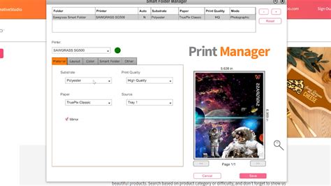 How to Use the Sawgrass Print Manager - Patabook Home Improvements