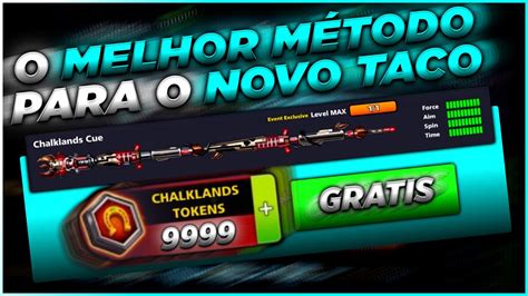 ESSE É O MELHOR METODO PARA VOCE CONSEGUIR O NOVO TACO DO EVENTO 8 Ball Pool YouTube