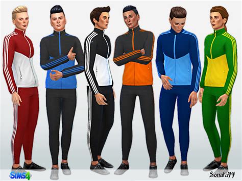 S77 Athletic Suit For Men 13 By Sonata77 At Tsr Sims 4 Updates