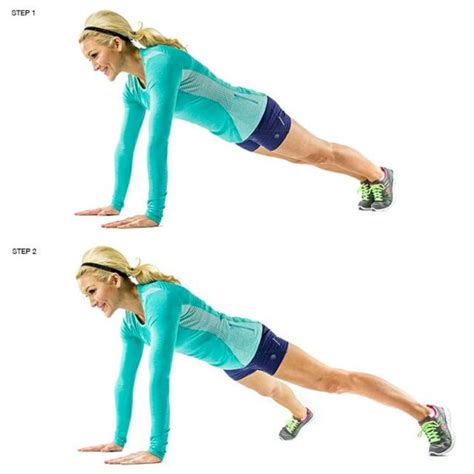 Plank Jacks Exercise How To Workout Trainer By Skimble