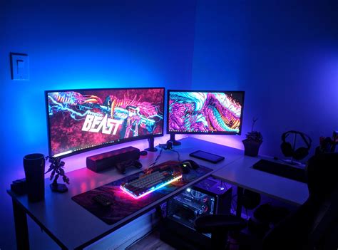 New Mousemat And Wallpaper Gaming Desk Best Gaming Setup Diy