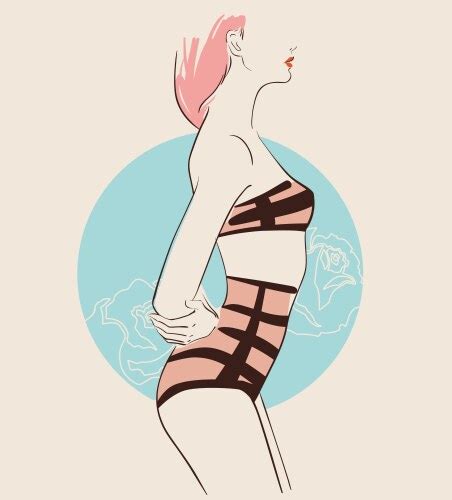 Girl Sexy Sketch Vector Images Over 11000