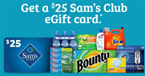 Sam's club $25 gift card for renewal. Sam's Club Members | Free $25 eGift Card :: Southern Savers