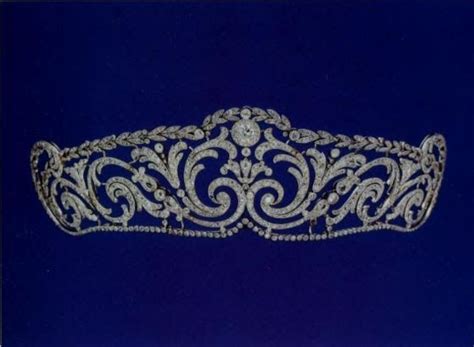 A Gorgeous Diamond Foliate Scroll Kokoshnic Sold Via Christies In