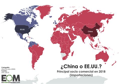 La Competición Comercial Entre China Y Estados Unidos Mapas De El