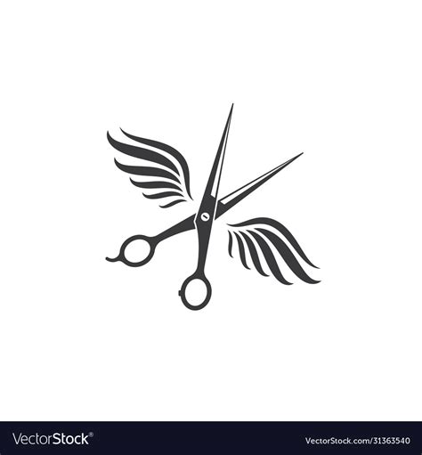 Scissor Icon Logo Royalty Free Vector Image Vectorstock