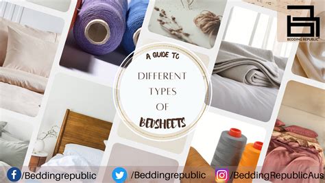 A Guide To Different Types Of Bed Sheets Understanding Fabric Thread