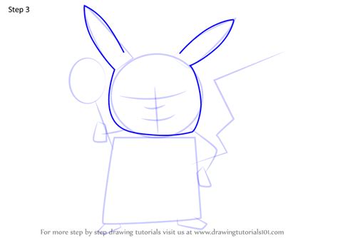 Learn How To Draw Detective Pikachu From Detective Pikachu Detective