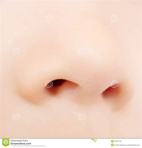 Baby Nose Stock Image Image Of Holes Girl Macro Skin