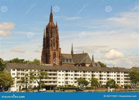 Cattedrale Di Francoforte Kaiserdom Fotografia Stock Immagine Di
