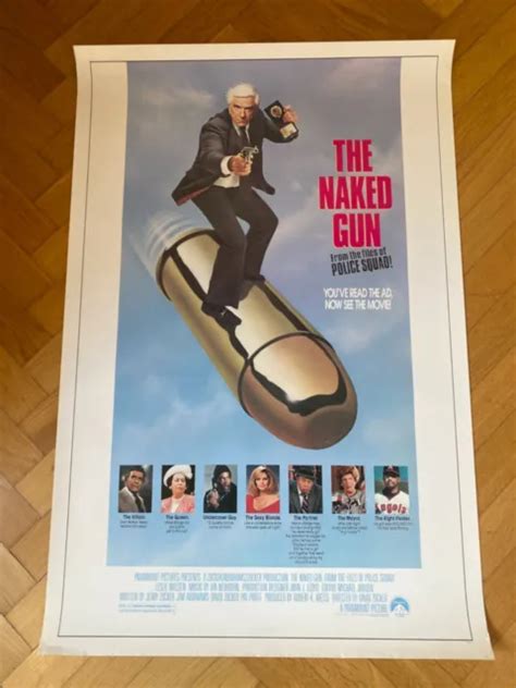 Leslie Nielsen Priscilla Presley The Naked Gun Us One Sheet Poster