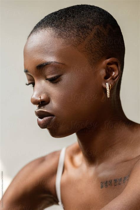 Expressive Portrait Of African Woman By Stocksy Contributor Federica
