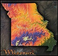 Missouri Colorful Topography | Physical Map of Natural Features