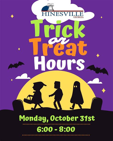 Trick Or Treat Hours Liberty County