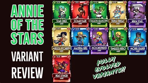 Skullgirls Mobile All Annie Variants Fully Evolved And Reviewed