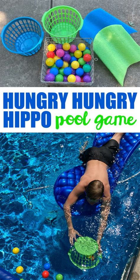 Wild And Wacky Hippo Pool Game