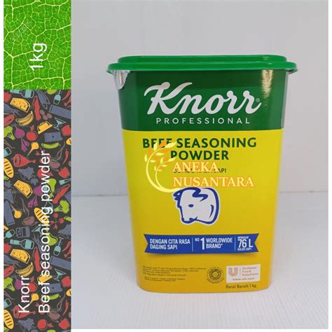Jual Knorr Knoor Knor Beef Seasoning Powder Bumbu Rasa Sapi 1 Kg 1kg 1000gr 1000 Gr Shopee