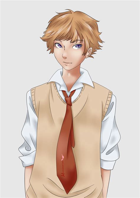 Anime Manga Boy Drawing Schooluniform School Uniform Cute Tie