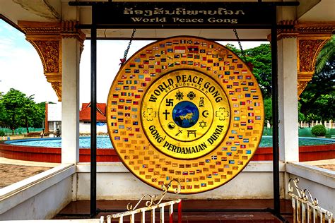 World Peace Gong On 7 16 23 Vientiane Copy Linh Dinh Flickr