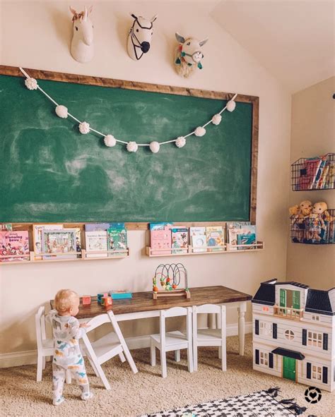 Diy Chalkboard Wall Tutorial For A Kids Playroom
