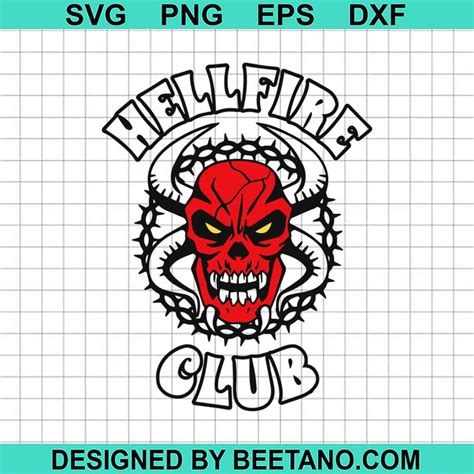 Stranger Things Hellfire Club SVG, Stranger Things 4 SVG, Vecna SVG in