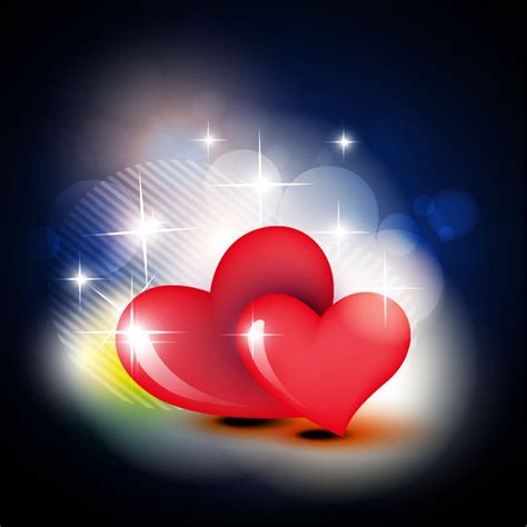 Beautiful Red Heart Vector Design Background Free Vector Graphics