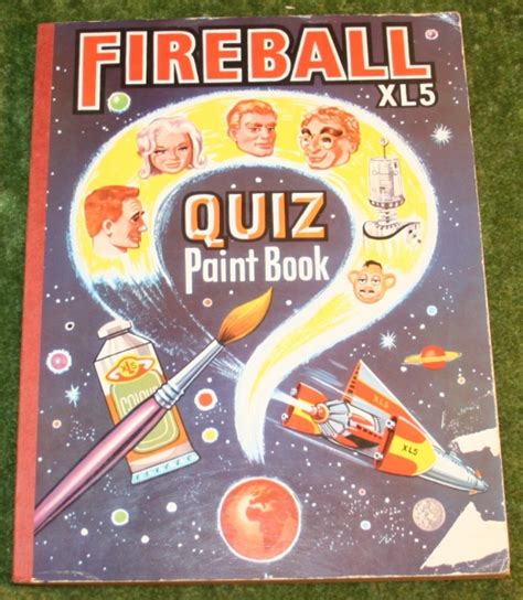 Fireball Xl5 Quiz Paint Book Little Storping Museum