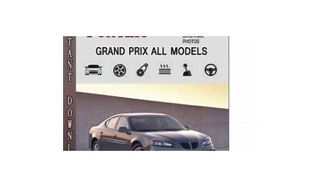 Pontiac Grand Prix Service Repair Manual Download – Info Service Manuals