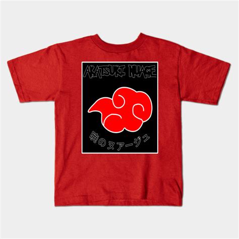 Red Cloud Logo Shirt Naruto Shippuden Akatsuki Shinobi Clan