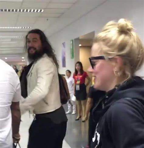 Though both jason momoa's arthur curry (aka aquaman) and heard's mera were seen in last year's justice league, the upcoming aquaman solo movie, out dec. LOOK: Jason Momoa, Amber Heard arrive in Manila | Inquirer ...