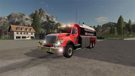 American Fire Truck V Truck Farming Simulator Mod