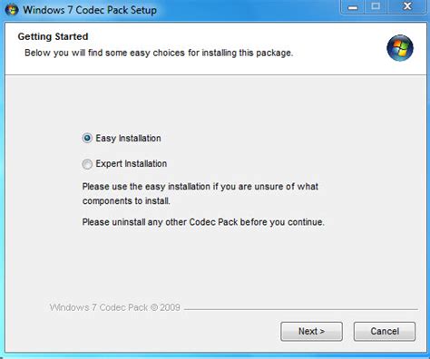 Convert any video quickly & easily. Windows 7 Codec Pack - Free Download 64 bit / 32 bit