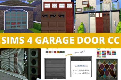 17 Decorative Sims 4 Garage Door Cc Finds We Want Mods