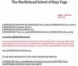 Images of Raja Yoga Schedule