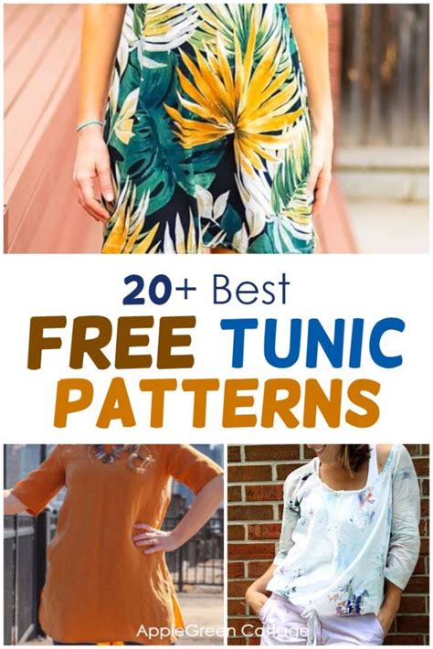 20 Best Free Tunic Patterns To Sew Applegreen Cottage